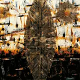 Huang Gang, Pass through Space and Time (diptych), 2008, Mixed media on board