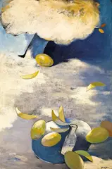 Yang Din, Fête de melon (Melon Festival), 1995, Oil on canvas