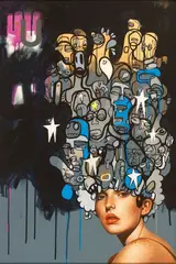 Cyclops, Ugod, 2008, Mixed media on canvas