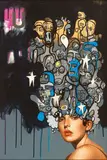 Cyclops, Ugod, 2008, Mixed media on canvas