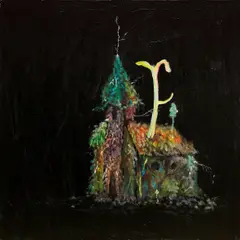 Luminous Plant 3/Untitled (Castle) by Yuichi Hirako, 2014, Acrylic on canvas, sold Dec 2021