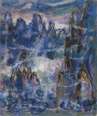 Chen Yin-Hui, Wonderland on Earth, 1994, Oil on canvas