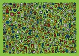 Sam Cox, Alien Town, 2020, Screenprint in colours, on Somerset Satin paper, the full sheet