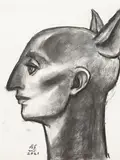 Katsura Funakoshi, DR2105, 2021, Charcoal on Paper