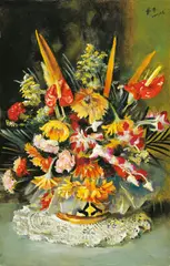 Dai Ze, Vase of Flowers, 2000, Oil on canvas