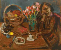 Tea Break by Chang Wan-chuan, 1992, Oil on canvas, sold Nov 2004