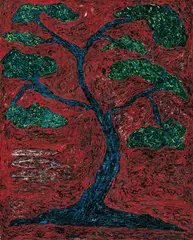 Hsu Yu-jen, Green Tree, 1993, Oil on canvas