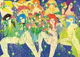 Walasse Ting, Miss World, 1975, Acrylic on canvas