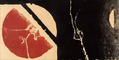 Chen Ting-Shih, Day and Night #42, 1979, Woodcut, ed.4/40