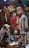 Shi Hu, Mother and Child – II, 1997, Oil on canvas