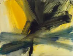 John Way, Abstract, 1966, Oil on paper