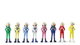 Hiroto Kitagawa, Super Girl (a set of 8), 2008, FRP, acrylic, edition of 200