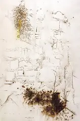 Cai Guo-Qiang, Nice – Church, 2010, Gunpowder on paper