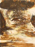 Elegy on Jean-Mari by Zao Wou-ki, 1978, Lithograph, sold Dec 2015