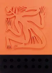 Ren Rong, Autumn-I, 2000, Acrylic on pinewood