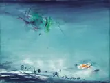 Ho-Kan, No. 18 - Play, 1990, Oil on canvas
