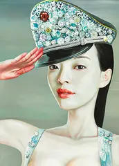 Ling Jian, Army Princess No. 4, 2009, Oil on canvas