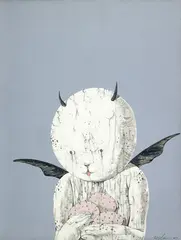 Li Jikai, Eggs, 2007, Acrylic on canvas