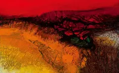 Jan Chin-shui, Great Harvest, 2005, Mixed media on canvas