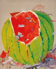 Yang Jinsong, Watermelon No. 3, 2006, Oil on canvas