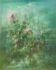 Lv Shun, Floating Flower II, 2006, Oil on canvas