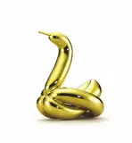 Jeff Koons, Balloon Swan (Yellow), 2017, Glazed porcelain, editon 545/999