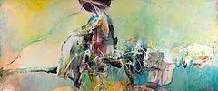 Chuang Che, Mountain and cloud, 2006, Acrylic and Oil on canvas