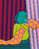 Liao Yu-an, Kiss Mark No. 4, 2007, Acrylic on canvas