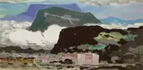 Ma Pai-sui, City Landscape, 1975, Watercolor on paper