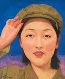 Qi Zhilong, Chinese Girl Series No. 1, 2001, Oil on canvas