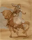 Claude Weisbuch, Cirque, 1990, Oil on canvas