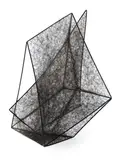 Chiharu Shiota, State of Being (Geometric Black Form)