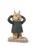 Moe Nakamura, Hopehole in the head, 2012, Oil on wood