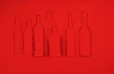 Chang Chih-cheng, Red Bottles, 2001, Oil on canvas