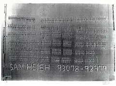 Tehching Hsieh, One Year Performance (1978-1979), 1980 ; 1993, Print, statement and poster, edition no. 123/365