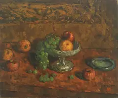 Yee Bon, Fruit, 1938, Oil on masonite