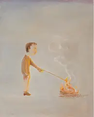 Wang Wei, Diary 1. 2. 3, 2005, Oil on canvas