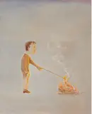 Wang Wei, Diary 1. 2. 3, 2005, Oil on canvas