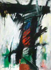 Abstract by John Way, 1994, Oil on canvas, offered Dec 2012