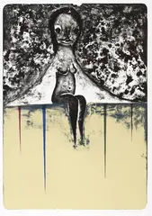 Untitled 6, I by Izumi Katō, 2016, Lithograph, edition no. 22/36, sold Dec 2022