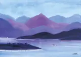 Hsieh Hsiao-De, Estuary of the Tamsui River, 2011, Water color on paper