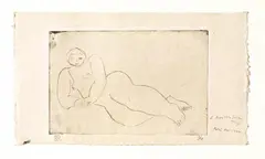 Sanyu, Nudes (A set of 2), Lithograph print on paper