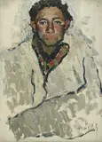 Zhou Chunya, Portrait of a Tibetan Youth