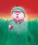 Yin Kun, Chinese Hero Series, 2007, Oil on canvas