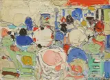 André Cottavoz, Personnages sur la plage