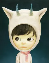 Mountain Goat Boy by Mayuka Yamamoto, 2020, Acrylic on canvas, sold Dec 2024