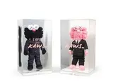 Dior & Kaws, BFF (Black, Pink) (a set of 2), 2019, Polyster, plush, Dior limited-edition outfit edition no. 205/500; 249/500