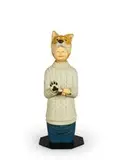 Akihiro Fujimoto, Shiba Inu, 2018, Wood, lacquer, polychrome