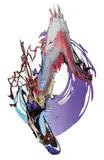 Yamaguchi Meguru, Shadow Piece No. 8., 2019, Acrylic, epoxy resin on wood