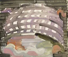 Confusion by Brushing Past - 2019-112 by Etsu Egami, 2019, Oil on canvas, sold Dec 2022